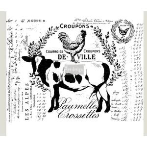 Re-Design with Prima – FARM DELIGHTS - Dry RubTransfer COW